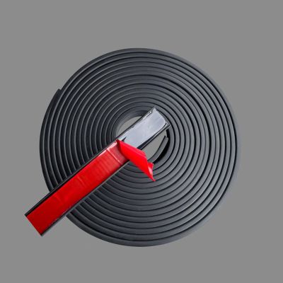 3.2ft U Shape Furniture Edge Banding Self Adhesive Flexible Edge Guard Edge Banding, TPE Edge Protector Strip, Corner and Edge Bumper Guards, Edge Protector for Cabinet R(Size:17mm,Color:Black)
