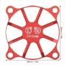 35mm ESC Cooling Fans Cover for RC Cars Boat Truck, Light Weight ESC Motor Heatsink Protector Aluminum Alloy Electric Motor Cooling Fan Cover 35 x 35mm(red) view 4