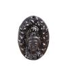 1pc Trendy Mascot Lucky Zodiac Monkey Sheep Temperament Natural Obsidian Pendant Necklace Decorative Accessories For Holiday Party Gift Men Accessories (Black) view 1