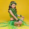Abaodam Hawaiian Party Leis 4 Packs Hawaiian Leaves Headband Necklaces Bracelet Hawaiian Luau Party for Hawaii Decorations, Beach Theme Party Decorations Luau Leis view 4