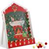 Fulmoon Christmas Party Disk Drop with 8 Disks Christmas Wood Board for Xmas Party Supply Holiday Decoration view 1
