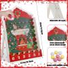 Fulmoon Christmas Party Disk Drop with 8 Disks Christmas Wood Board for Xmas Party Supply Holiday Decoration view 3