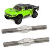 2 Pcs RC Turnbuckle Link Steel, Turnbuckle Pull Rod Exquisite Appearance Stable Performance RC Tie Rod for ARRMA Granite 1/10 RC Car Silver view 3
