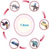 TANSAR Gel Ball Blaster Ammo Splat Refill (7-8 mm, 4 Bottles, 120,000 Pieces), Bullets for Gel Splatter Blaster Outdoor Shooting Game Ages 14+ view 2