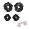 2Prs Heavy Duty 32P(0.8M) Overdrive Main Diff Gears Differential Metal Gear Set Adapted to Portal Axle 21T-14T for 1/10 RC Crawler Rigs Capra F9 AR45P Axial SCX10 Upgrades (21T-14T) view 1