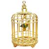 Balacoo Vintage Dollhouse Birdcage: 1:12 Scale Miniature Bird Cage Ornament, Miniature Dollhouse Accessories (Golden) view 1