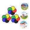 FELTECHELECTR 15pcs Folding Foldaway Fan Mini Fan Portable Beach Soft Discs Folding Pocket Toy Household Children Toy Party Flying Disc Household Kids Plaything Polyester view 2