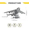 ANTONOV Mriya AN-225 Small Edition SE Official Product, Static model, Cargo Aircraft, 3D Model DIY Kit, Airplane Model UKRAINIAN DREAM by Metal Time. view 2