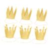 6pcs Gold Crown Hats Birthday Hat Gold Party Crown Hats Birthday Party Hat s Paper s for Kids for Kids Prince for Toddler Princess