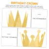 6pcs Gold Crown Hats Birthday Hat Gold Party Crown Hats Birthday Party Hat s Paper s for Kids for Kids Prince for Toddler Princess view 2