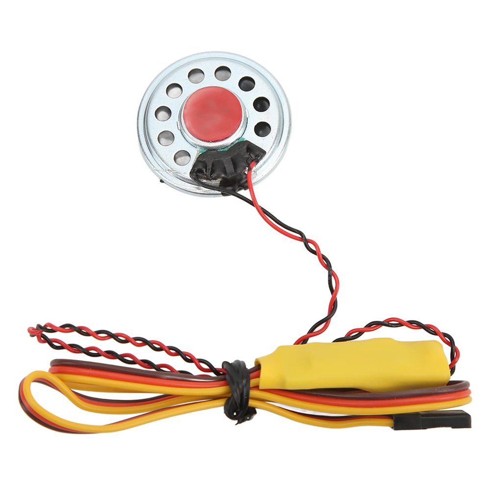 RC Car Mini Siren, Manual/Remote Control Sound Simulator 5-8V 0.5W RC Car Horn 90dB Upgrade Parts for 1/8 1/10 RC Vehicles