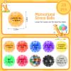 20 Pack Colorful Motivational Mini Stress Balls Set, Squishy Balls Fidget Toys for Adult, Squeeze Balls Bulk, Birthday Gifts Party Favors Goodie Bags Stuffer Anxiety Stress Relief view 2