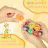 20 Pack Colorful Motivational Mini Stress Balls Set, Squishy Balls Fidget Toys for Adult, Squeeze Balls Bulk, Birthday Gifts Party Favors Goodie Bags Stuffer Anxiety Stress Relief view 3