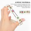 Toyvian Mahjong Bracelet for Couples Creative Mahjong Stretchy Jewelry Lightweight Design for Valentine Day Christmas view 4