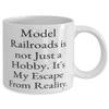 Inappropriate Model Railroads Gifts, Model Railroads is not Just a, Perfect Birthday 11oz 15oz Mug For Men Women From Friends, Model trains, Train sets, Toy trains, Electric trains, train set, Ho view 2