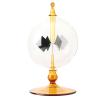 Solar Power Crookes Radiometer Sun Light Energy 4 Blades Rotating Glass Windmill(Yellow) view 1
