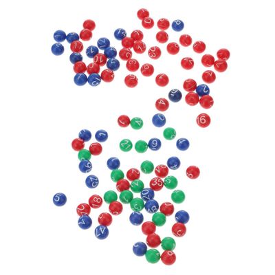 ibasenice 2packs Small Plastic Raffle Numbers for Party Games Entertainment Props for Raffles and Bingo Events