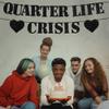 Quarter Life Crisis Banner Black Glitter Fun Birthday Party Decorations 25th Birthday Garland Happy Birthday Party Supplies for 25th Birthday view 2