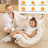 Ymonlia 2 in 1 Montessori Climbing Arch for Toddlers,Rainbow Wooden Climbing Arch Rocker& Cushion,Pillow for ArchesClimbing Triangle Ramp,Montessori Climbing Gym for Kids 0-8 view 3