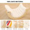 Ymonlia 2 in 1 Montessori Climbing Arch for Toddlers,Rainbow Wooden Climbing Arch Rocker& Cushion,Pillow for ArchesClimbing Triangle Ramp,Montessori Climbing Gym for Kids 0-8 view 4