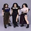 1/6 Scale Female Clothes,Female Agent Functional Combat Suit Bras Long Skirt Costume Outfit Clothing for 12inch PH TBL JO Action Figure Body (White) view 1