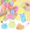 100 Pcs Mochi Squishy Toys for Party Favors for Kids Goodie Bags Stuffers, Squishies Mini Stress Relief Toys Glowing in The Dark for Christmas Party Favors Classroom Prizes Birthday Gifts for Kids view 4