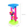 Alipis Kids Beach Toy Hourglass Sand Wheel Playset 10.6 Inch Water Sifting Funnel for Outdoor Sand and Water Play view 2