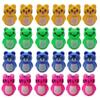 Toyvian Desktop Tumbler Decoration 24PCS Baby Tumbler Mini Animal Panda Baby Weeble Wobble Bear Tummy Time Rock Egg Shakers Montessori Balancing for view 1
