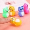 Toyvian Desktop Tumbler Decoration 24PCS Baby Tumbler Mini Animal Panda Baby Weeble Wobble Bear Tummy Time Rock Egg Shakers Montessori Balancing for view 2