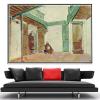 DIY Oil Painting Kit,Moroccan Courtyard Painting by Eugene Delacroix DIY Oil Painting Paint by Number Kits view 2