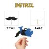 24 Pcs Boss Boy Cupcake Toppers, Kids Boys Birthday Baby Shower Party Dessert Toothpicks, Welcome Baby / 6 months/ 1st Birthday Party Decoration Food Sticks Cupcake Toppers view 2