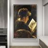 DIY Oil Painting Kit,Reading Woman Painting by Lovis Corinth DIY Oil Painting Paint by Number Kits view 2