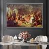 DIY Oil Painting Kit,The Picnic Painting by Carl Spitzweg Paint by Number Kit On Canvas for Beginners view 2