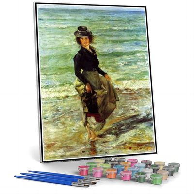 DIY Oil Painting Kit,Paddel Petermannchen Painting by Lovis Corinth Arts Craft for Home Wall Decor