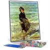 DIY Oil Painting Kit,Paddel Petermannchen Painting by Lovis Corinth Arts Craft for Home Wall Decor view 1