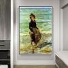 DIY Oil Painting Kit,Paddel Petermannchen Painting by Lovis Corinth Arts Craft for Home Wall Decor view 2