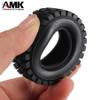 50 * 20mm Rubber Off Road TRX4M Tires with Brass 7mm Hex 1.0 Beadlock Wheels for 1/18 1/24 RC Crawler Car FCX24 SCX24 Upgrades (50 * 20mm-B) view 3