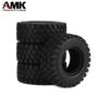50 * 20mm Rubber Off Road TRX4M Tires with Brass 7mm Hex 1.0 Beadlock Wheels for 1/18 1/24 RC Crawler Car FCX24 SCX24 Upgrades (50 * 20mm-B) view 4