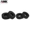 50 * 20mm Rubber Off Road TRX4M Tires with Brass 7mm Hex 1.0 Beadlock Wheels for 1/18 1/24 RC Crawler Car FCX24 SCX24 Upgrades (50 * 20mm-A) view 2