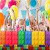 YOTNUS   Building Block Party-Favor-Gift-Bags, Small Gift Bags with Handles, for Building Block Birthday Party Shower Decoration Supplies view 4