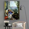 DIY Oil Painting Kit,Woman in A Deck Chair by The Window Painting by Lovis Corinth Paint by Number Kit On Canvas for Beginners view 3