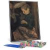 DIY Oil Painting Kit,Boy Painting by Kuzma Petrov-Vodkin Paint by Number Kit On Canvas for Beginners view 1