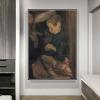 DIY Oil Painting Kit,Boy Painting by Kuzma Petrov-Vodkin Paint by Number Kit On Canvas for Beginners view 2