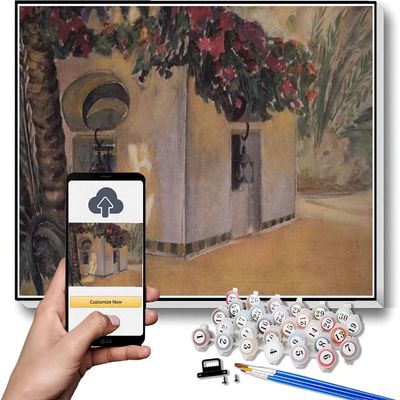 DIY Oil Painting Kit,Garden Beneventum Painting by Kuzma Petrov-Vodkin Arts Craft for Home Wall Decor