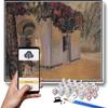 DIY Oil Painting Kit,Garden Beneventum Painting by Kuzma Petrov-Vodkin Arts Craft for Home Wall Decor view 1