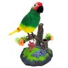 Tipmant Electronic Bird Toys Electric Parrots Animal Pets Move Chirp Realistic Home Office Room Decoration Kids Birthday Gifts (Green) view 1