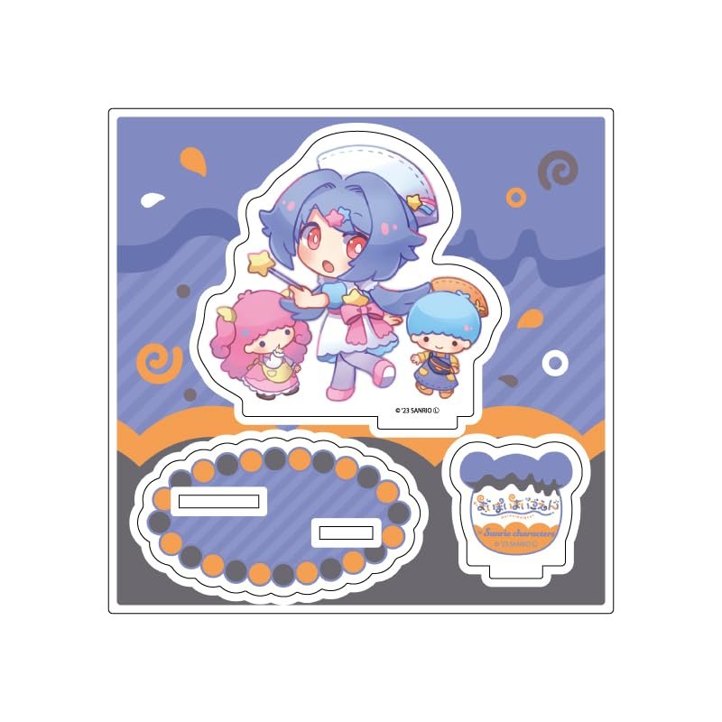 A3 Maimai Goen 02 Hikaru x Little Twin Stars [Mini Karai Illustration] Acrylic Figure Plate