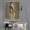 DIY Oil Painting Kit,Academy of Young Woman Painting by Eugene Delacroix DIY Oil Painting Paint by Number Kits view 3