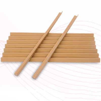 100Pcs Paper Corner Shield for Wall/ Moving, Edge Protector Strip for Furniture/ Table/ Stairs, Living Room Bedroom Factory Warehouse Docks Safety Guards ( Color : W 60mm(2.4 in) , Size : L 90cm/35.4"