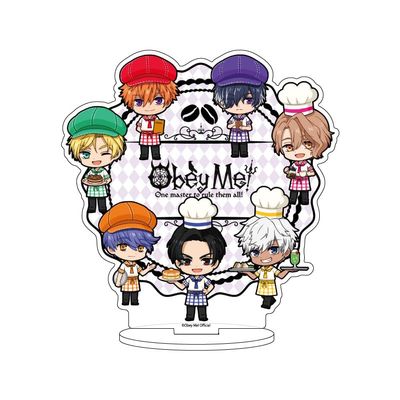 A3 Obey Me! 57 Meeting Design Cafe Ver.[Mini Character Illustration] Character Acrylic Figure